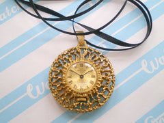 Golden Buler Pendant Watch
