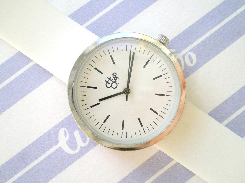 Cheapo Hugh Watch White