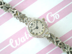 Ellipse Vintage Marcasite Watch