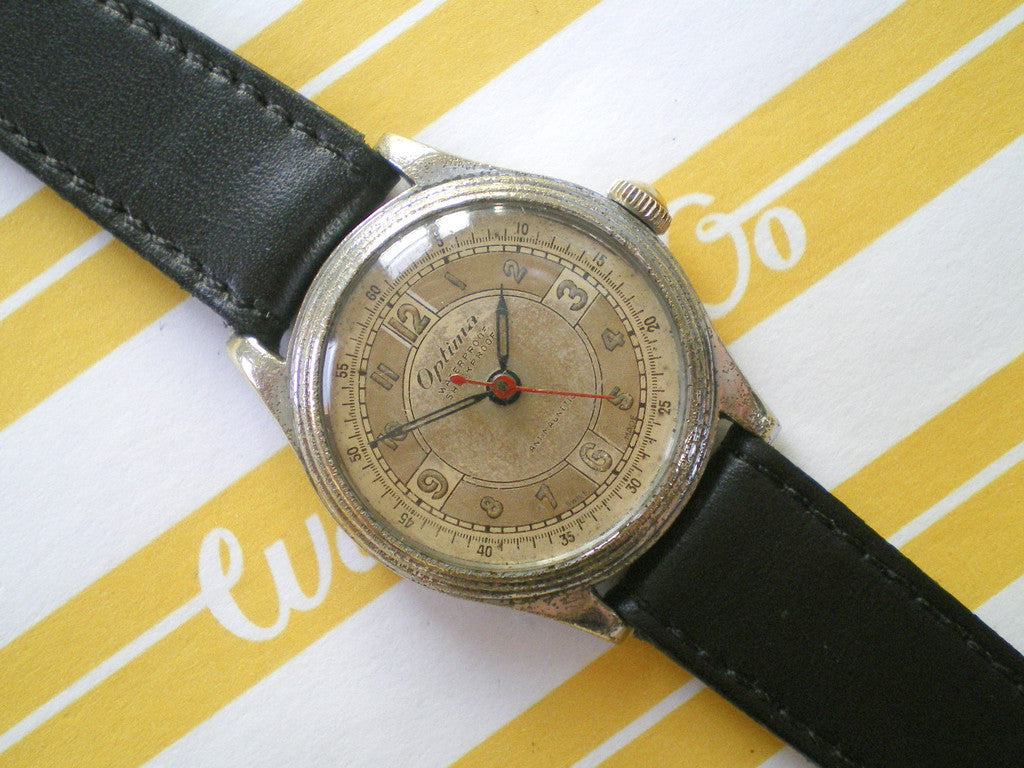 Handsome Optima Vintage Watch
